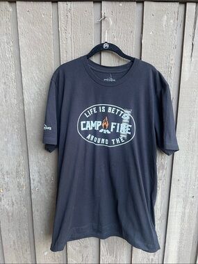 “Life Is Better Around The Campfire” Sportsman’s Warehouse Graphic Tee - Black